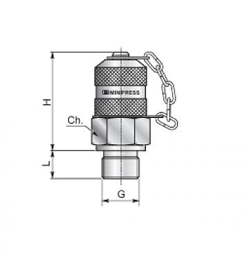 Точка измерения давления M14x1,5-M16x1,5