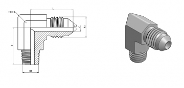 TN94-JIC 1.1/16"-R3/4"