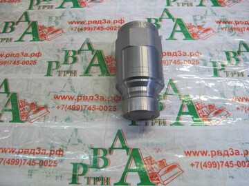 Ниппель БРС DN5/8" FlatFace BSP 3/4" ISO16028 350 Бар ZnNi(К)