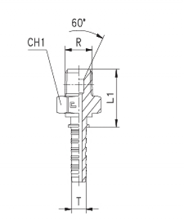 BSPT 1/8"-28/0-04 DN6