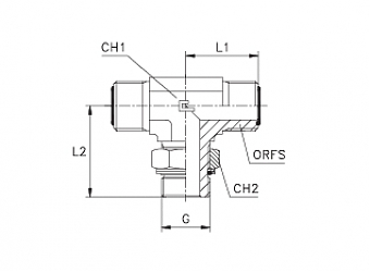 TN515-ORFS 1"-R 1"
